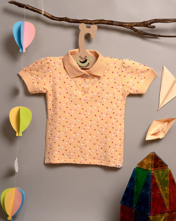 Girls Bamboo Polka Dot T-Shirt