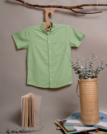 Light Green Bamboo Shirt