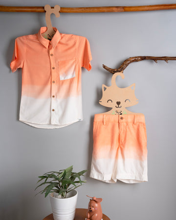 Orange Ombre Bamboo Co-ord Set