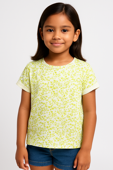Boys Bamboo Green Tie-Dye Shirt