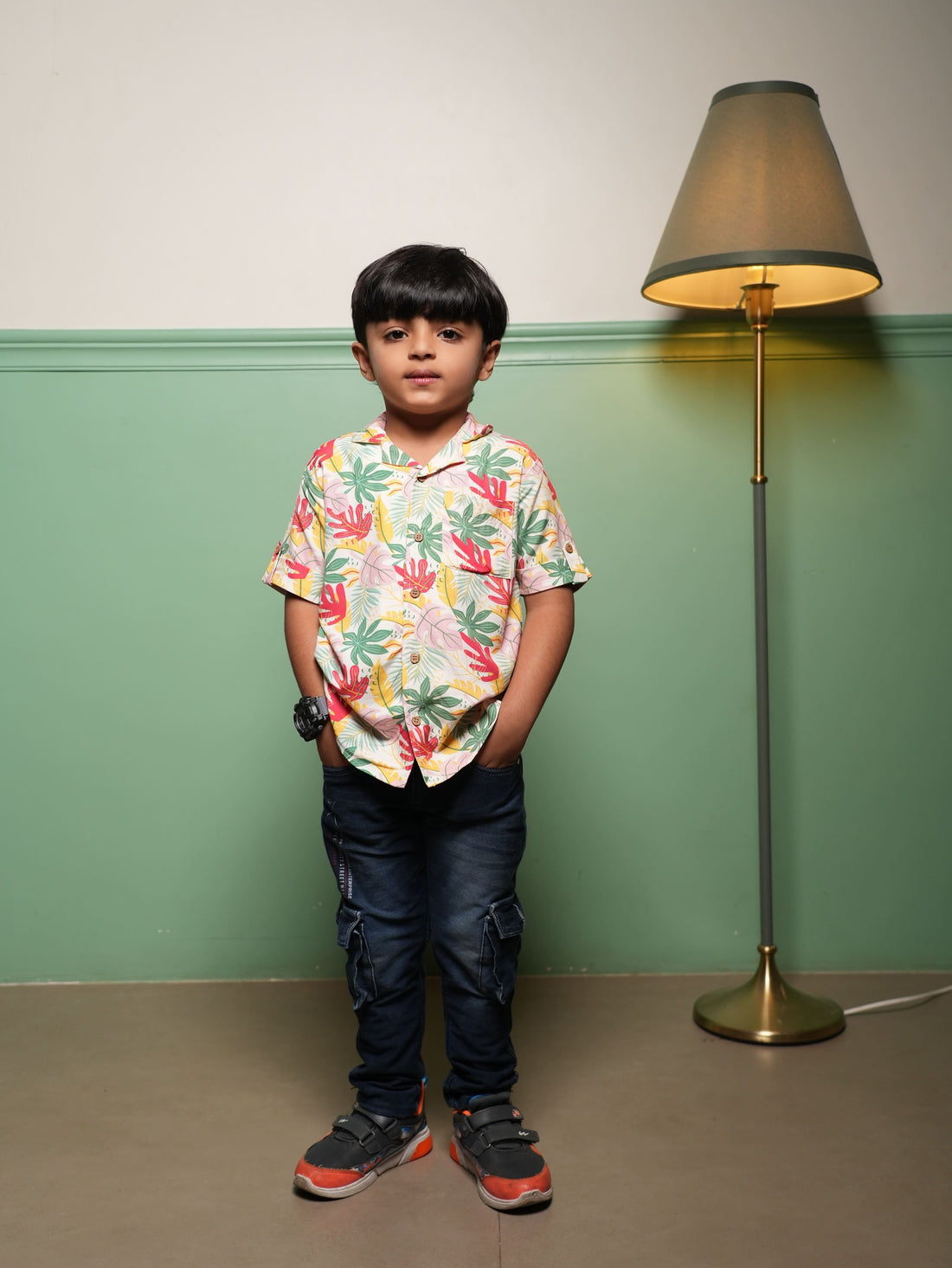 Boys Bamboo Tropical Paradise Shirt