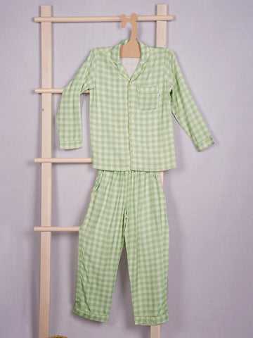 Checkered Night Suit Full