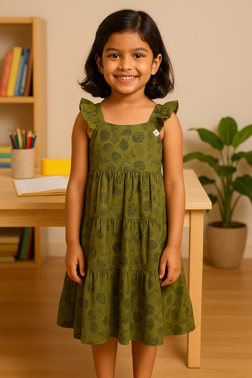 Green Leaf Dress