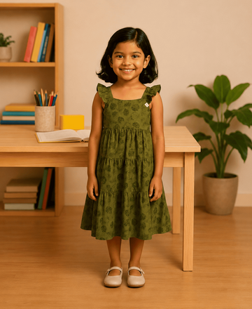 Green Leaf Dress